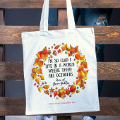 Farbige Anne grüne Gables Kernpunkt Herbst Tragetasche