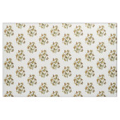 Farbige Ansammlung von Schmetterlingen und Raupen Stoff (Fat Quarter (45,7 x 55,9 cm))