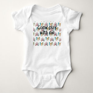 Farbige Antenne Baby Strampler