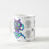 Farbige antike Raumdol v1 Kaffeetasse (Vorderseite Links)