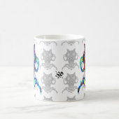 Farbige antike Raumdol v1 Kaffeetasse (Mittel)