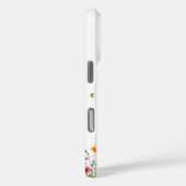 Farbige Aquarell-Wildblume mit Schmetterling Case-Mate iPhone Hülle (Rückseite / Rechts)