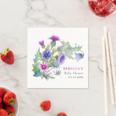 Farbige Aquarell-Wildblumen Kinderdusche Serviette (Beispiel)