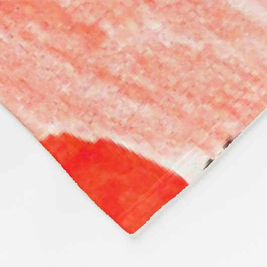 Farbige Aquarellbilder Fleecedecke (Ecke)