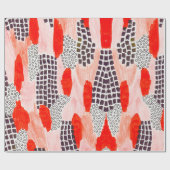 Farbige Aquarellbilder Geschenkpapier (Flach)