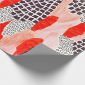 Farbige Aquarellbilder Geschenkpapier (Ecke)