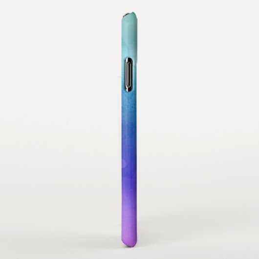 Farbige Aquarellbilder iPhone Hülle (Rechte Seite)