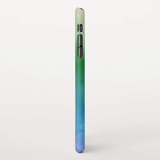 Farbige Aquarellbilder iPhone Hülle (Linke Seite)