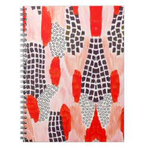 Farbige Aquarellbilder Notizblock