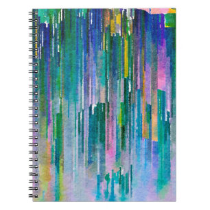 Farbige Aquarellbilder Notizblock