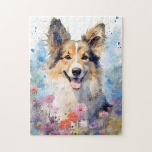 Farbige Aquarellbilder Puzzle