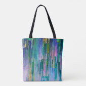 Farbige Aquarellbilder Tasche (Rückseite)