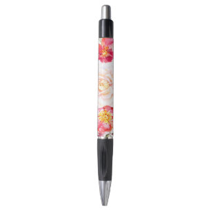 Farbige Aquarelle Blume Design Kugelschreiber