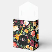 Farbige Aquarelle Blume Geschenkschachtel (Geöffnet)