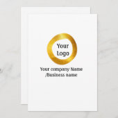 Farbige Aquarellfarbe abstrakter Name Einladung (Vorne/Hinten)