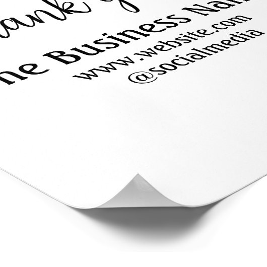 Farbige Aquarellfarbe abstrakter Name Poster (Ecke)