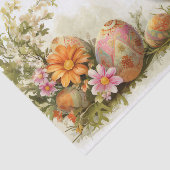 Farbige Aquarellfarbe Osterhase Seidenpapier (Ausschnitt)