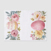 Farbige Aquarellfarbe Osterhase Seidenpapier (Vorderseite)