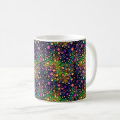 Farbige Aquarellfarben-Blume Kaffeetasse (VorderseiteRechts)