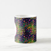 Farbige Aquarellfarben-Blume Kaffeetasse (Mittel)