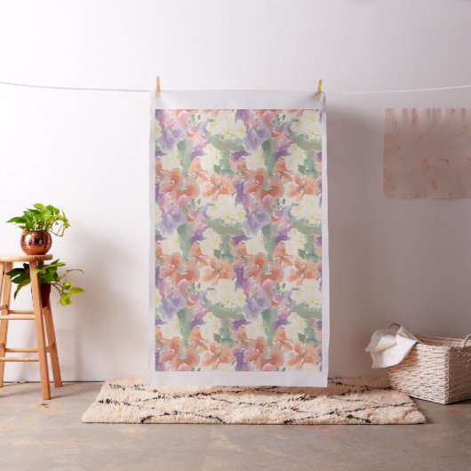 farbige Aquarellfarben-Blume Stoff (Beispiel)