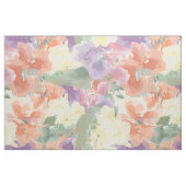 farbige Aquarellfarben-Blume Stoff (Fat Quarter (45,7 x 55,9 cm))