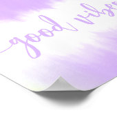 Farbige Aquarellfarben, gute Violetten, Wandkunst Poster (Ecke)