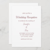 Farbige Aquarellfarben hinzufügen Ihren Namen Text Einladung (Vorne/Hinten)