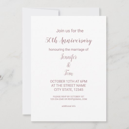 Farbige Aquarellfarben hinzufügen Ihren Namen Text Einladung (Vorderseite)