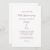 Farbige Aquarellfarben hinzufügen Ihren Namen Text Einladung (Vorne/Hinten)