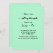 Farbige Aquarellfarben hinzufügen Ihren Namen Text Einladung (Vorne/Hinten)