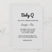 Farbige Aquarellfarben hinzufügen Ihren Namen Text Einladung (Vorne/Hinten)