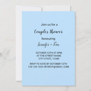 Farbige Aquarellfarben hinzufügen Ihren Namen Text Einladung