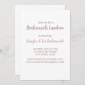 Farbige Aquarellfarben hinzufügen Ihren Namen Text Einladung (Vorne/Hinten)