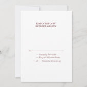 Farbige Aquarellfarben hinzufügen Ihren Namen Text Einladung (Rückseite)