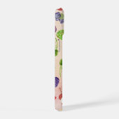 Farbige Aquarellfrüchte Kraftpapier iPhone 15 Hülle (Rechte Seite)