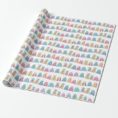 Farbige Aquarellgeschenke/Geschenke Geschenkpapier (Ungerollt)