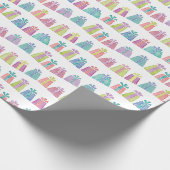 Farbige Aquarellgeschenke/Geschenke Geschenkpapier (Ecke)