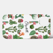 Farbige Aquarellkaktus und Sukkulenten Blume Case-Mate iPhone Hülle (Rückseite (Horizontal))