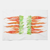 Farbige Aquarellkarotten Küchentücher (Horizontal)