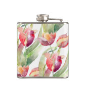 Farbige Aquarelltücher mit Monogramm Flachmann (Rückseite)