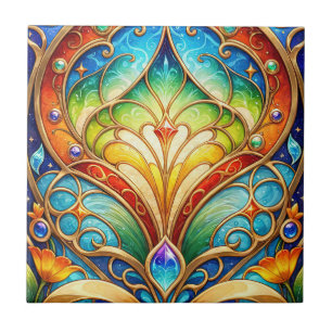 Farbige arabische Keramik Tile Fliese