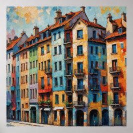 Farbige Architektur2 Poster