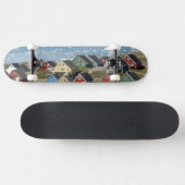 Farbige Architektur der Stadt, Narsaq, Skateboard (Horizontal)