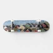 Farbige Architektur der Stadt, Narsaq, Skateboard (Horizontal)