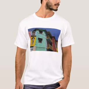Farbige Architektur des La-Boca-Viertels T-Shirt