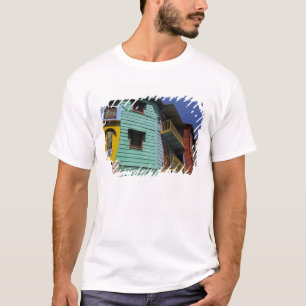 Farbige Architektur des La-Boca-Viertels T-Shirt
