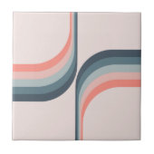 Farbige Arkaden im Retrostil Fliese (Vorderseite)