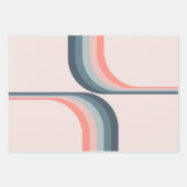 Farbige Arkaden im Retrostil Geschenkpapier Set (Vorderseite 2)