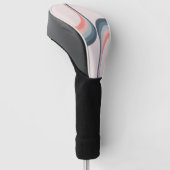 Farbige Arkaden im Retrostil Golf Headcover (angewinkelt)